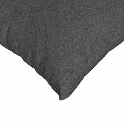 Sofakissen 2 Stück Hellgrau 50 x 30 cm Cordstoff