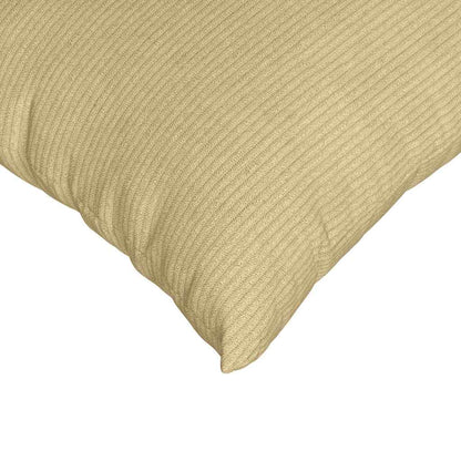 Sofakissen 2 Stück Hellgrau 50 x 30 cm Cordstoff