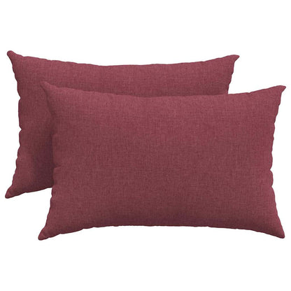 Sofakissen 2 pcs Rosa 60 x 40 cm Stoff