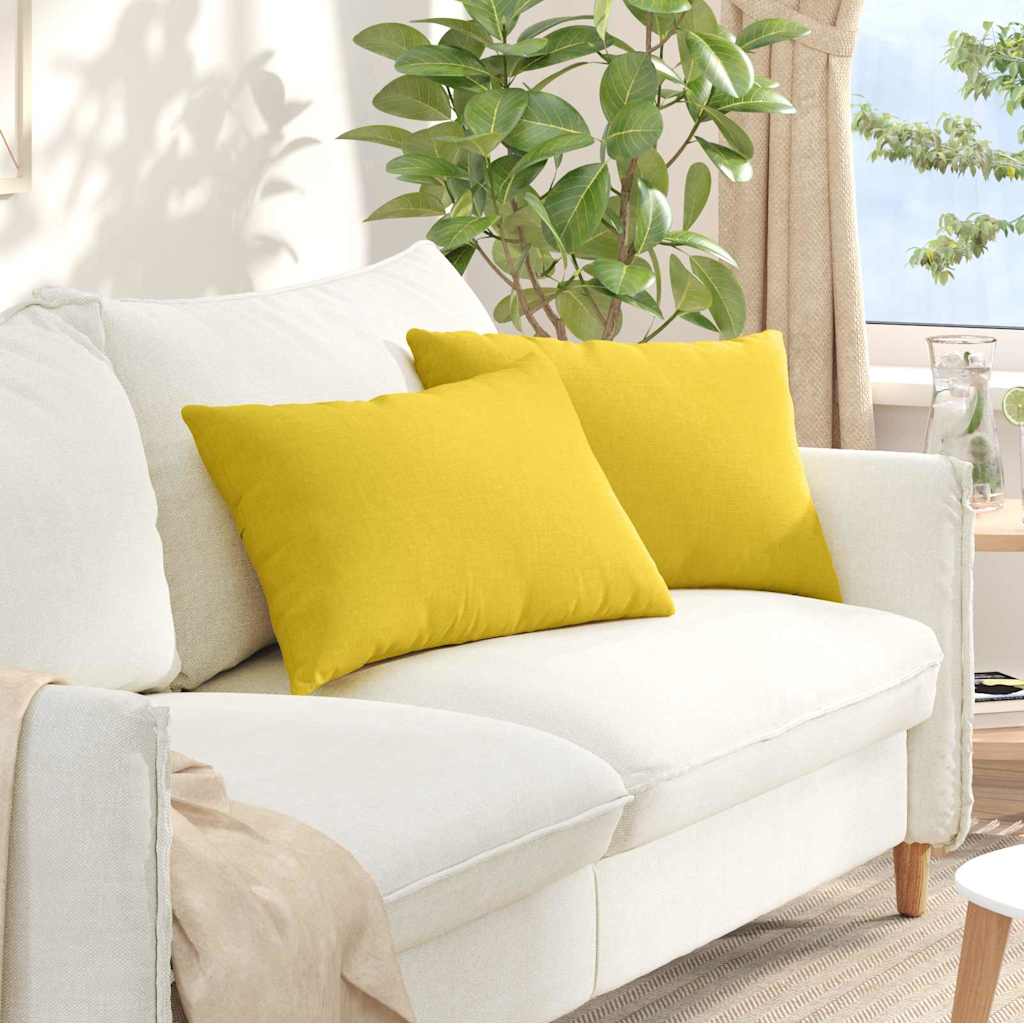 Sofakissen 2 pcs Rosa 60 x 40 cm Stoff