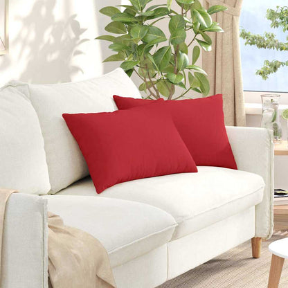 Sofakissen 2 pcs Rosa 60 x 40 cm Stoff