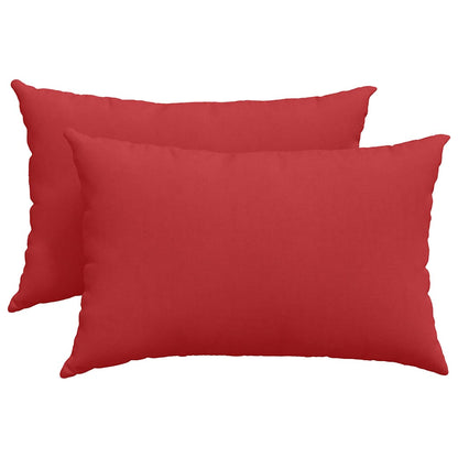 Sofakissen 2 pcs Rosa 60 x 40 cm Stoff