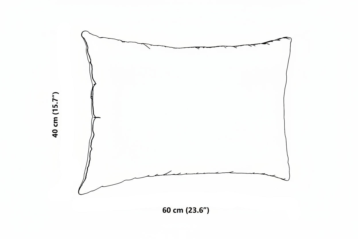 Sofakissen 2 pcs Rosa 60 x 40 cm Stoff