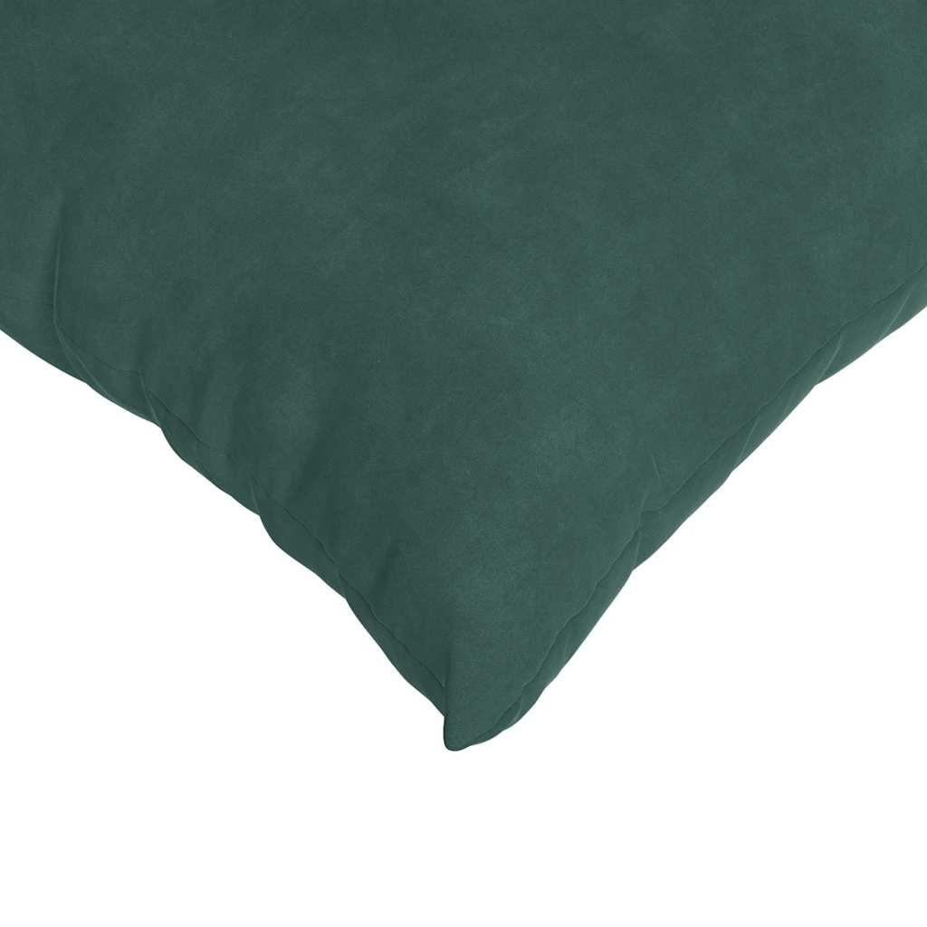 Sofakissen 2 Stück Dunkelgrün 60 x 40 cm Cordstoff
