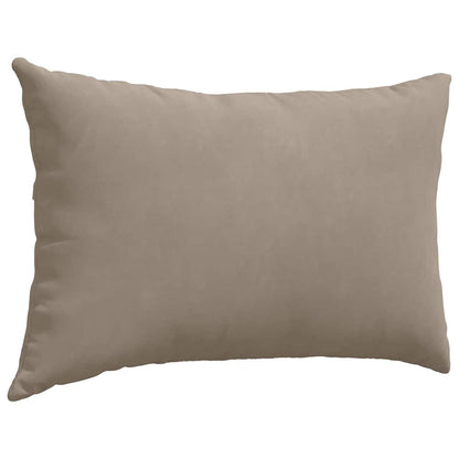 Sofakissen 2 Stück Beige 60 x 40 cm Stoff
