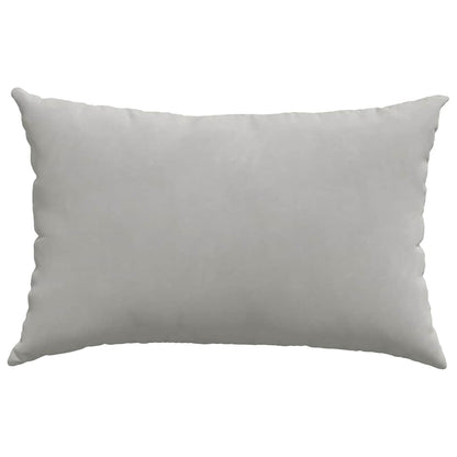 Sofakissen 2 Stück Beige 60 x 40 cm Stoff