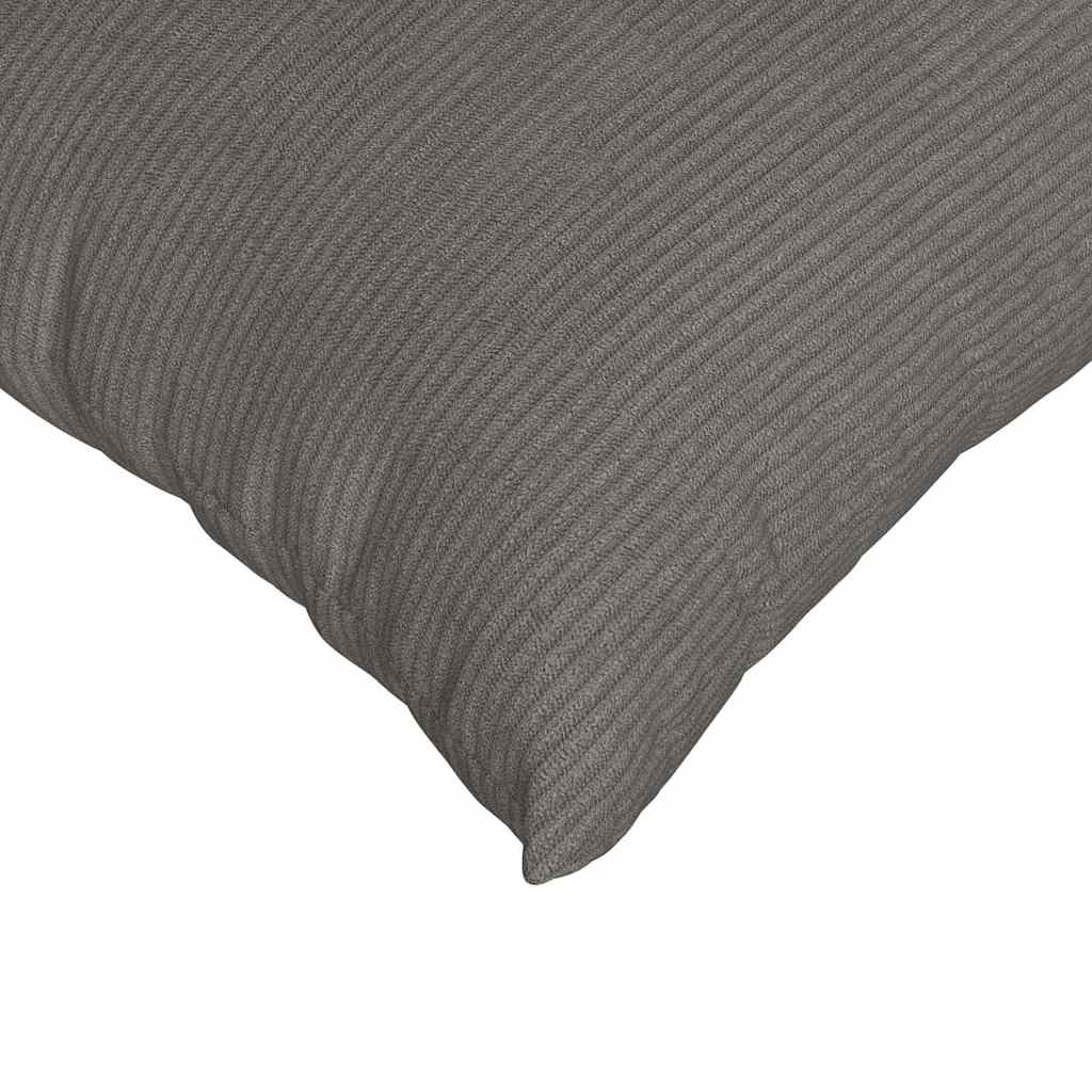 Sofakissen 2 Stück Creme 60 x 40 cm Cordstoff
