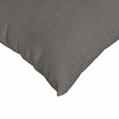 Sofakissen 2 Stück Creme 60 x 40 cm Cordstoff