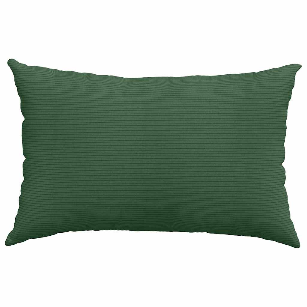 Sofakissen 2 Stück Creme 60 x 40 cm Cordstoff