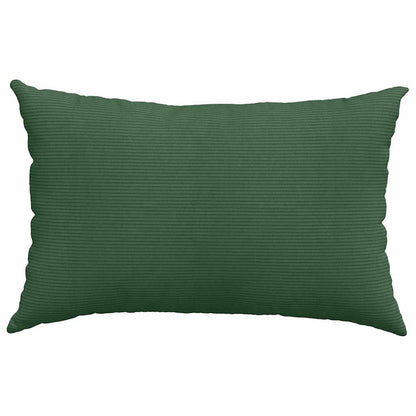 Sofakissen 2 Stück Creme 60 x 40 cm Cordstoff