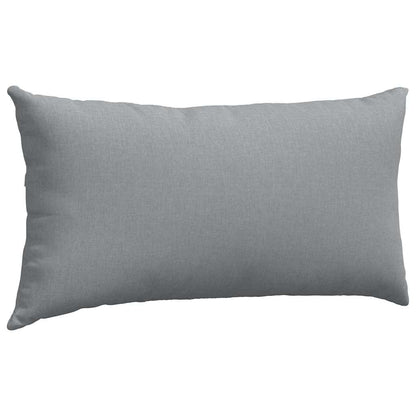 Sofakissen 2 pcs Wolkengrau 80 x 40 cm Stoff