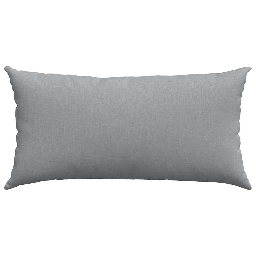 Sofakissen 2 pcs Wolkengrau 80 x 40 cm Stoff