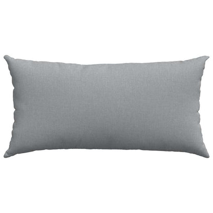 Sofakissen 2 pcs Wolkengrau 80 x 40 cm Stoff