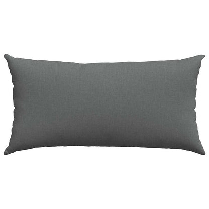 Sofakissen 2 pcs Wolkengrau 80 x 40 cm Stoff