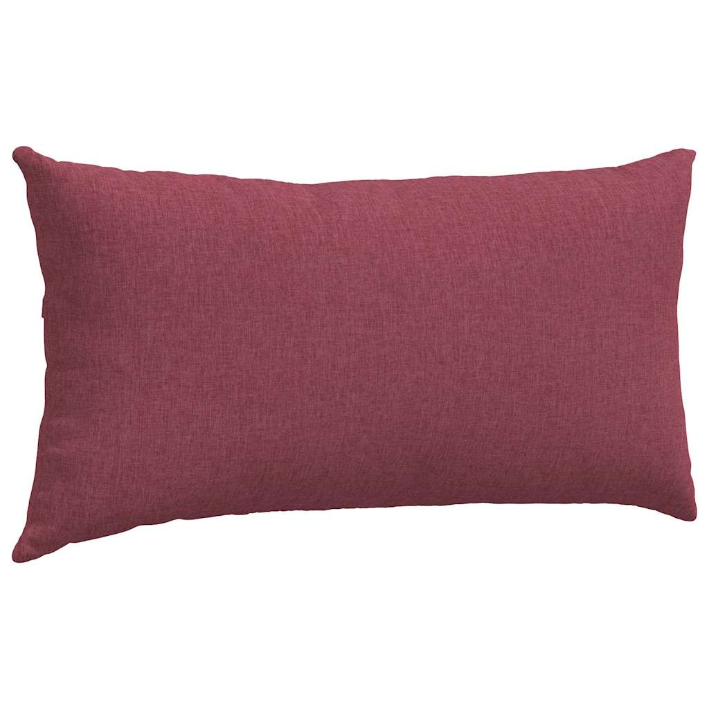 Sofakissen 2 pcs Wolkengrau 80 x 40 cm Stoff