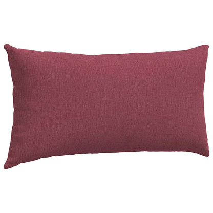 Sofakissen 2 pcs Wolkengrau 80 x 40 cm Stoff