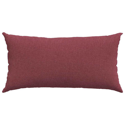 Sofakissen 2 pcs Wolkengrau 80 x 40 cm Stoff