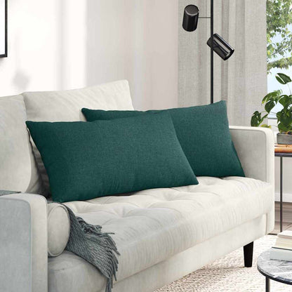 Sofakissen 2 pcs Wolkengrau 80 x 40 cm Stoff