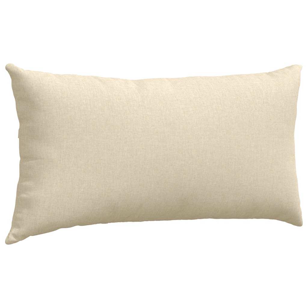 Sofakissen 2 pcs Wolkengrau 80 x 40 cm Stoff