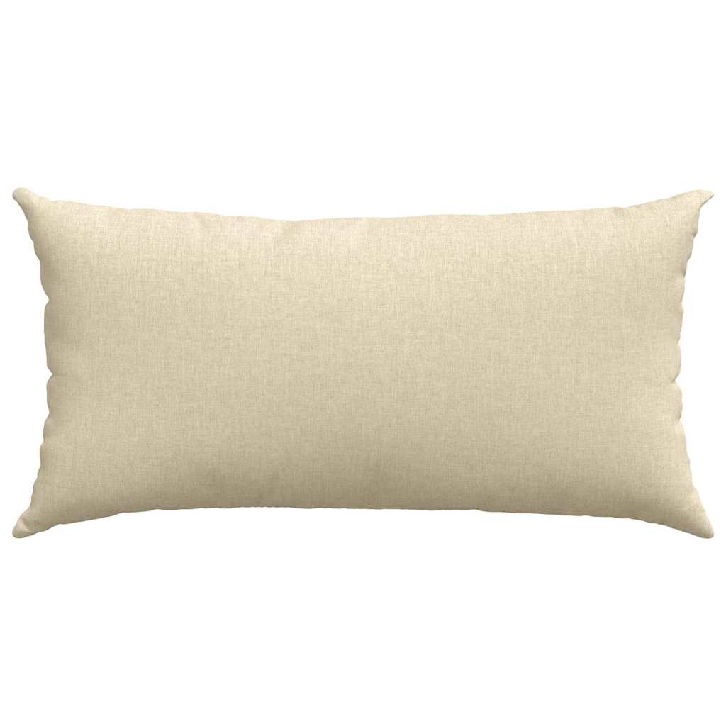 Sofakissen 2 pcs Wolkengrau 80 x 40 cm Stoff
