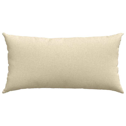 Sofakissen 2 pcs Wolkengrau 80 x 40 cm Stoff