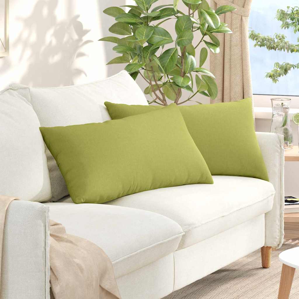 Sofakissen 2 pcs Wolkengrau 80 x 40 cm Stoff