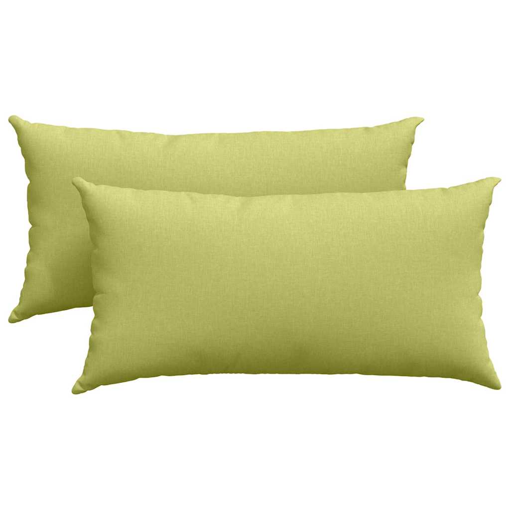 Sofakissen 2 pcs Wolkengrau 80 x 40 cm Stoff