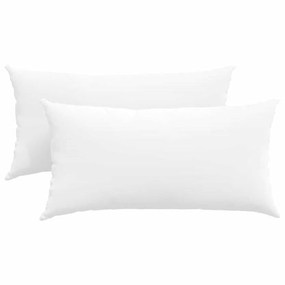 Sofakissen 2 pcs Wolkengrau 80 x 40 cm Stoff