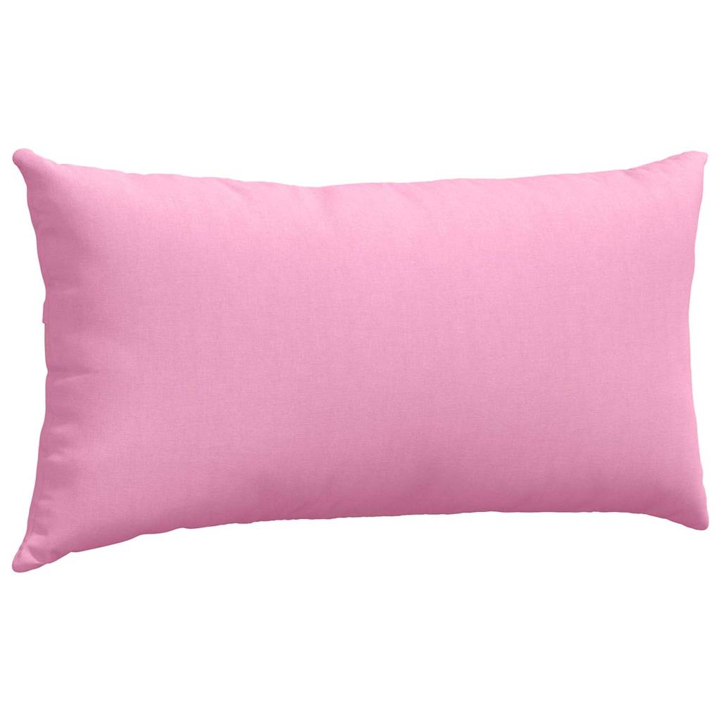Sofakissen 2 pcs Wolkengrau 80 x 40 cm Stoff