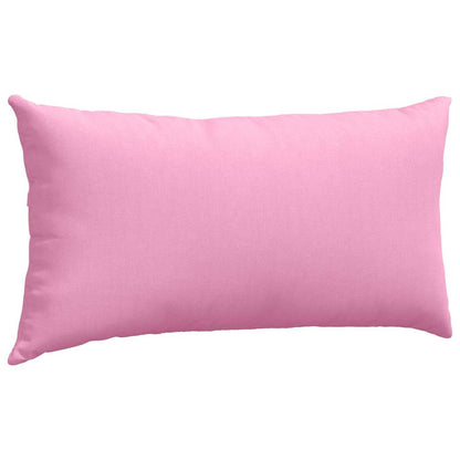 Sofakissen 2 pcs Wolkengrau 80 x 40 cm Stoff