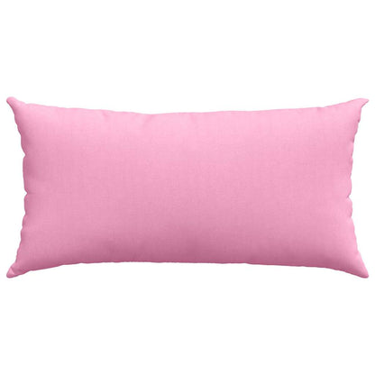 Sofakissen 2 pcs Wolkengrau 80 x 40 cm Stoff
