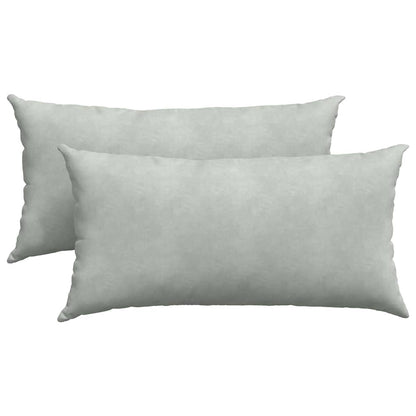 Sofakissen 2 Stück Weinrot 80 x 40 cm Cordstoff