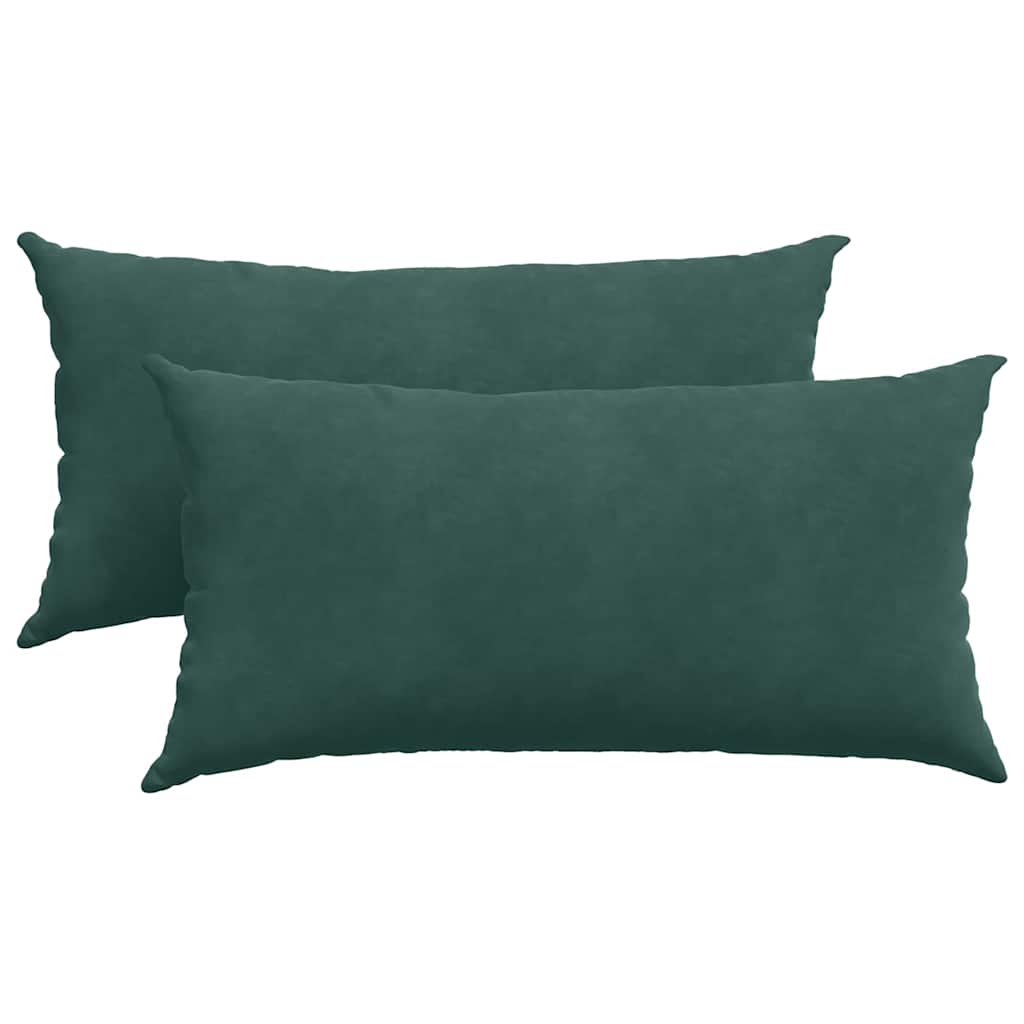 Sofakissen 2 Stück Weinrot 80 x 40 cm Cordstoff