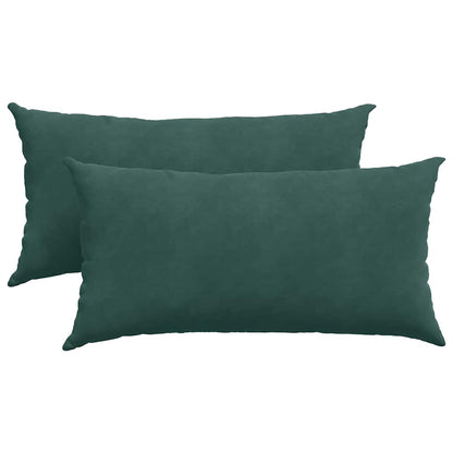 Sofakissen 2 Stück Weinrot 80 x 40 cm Cordstoff