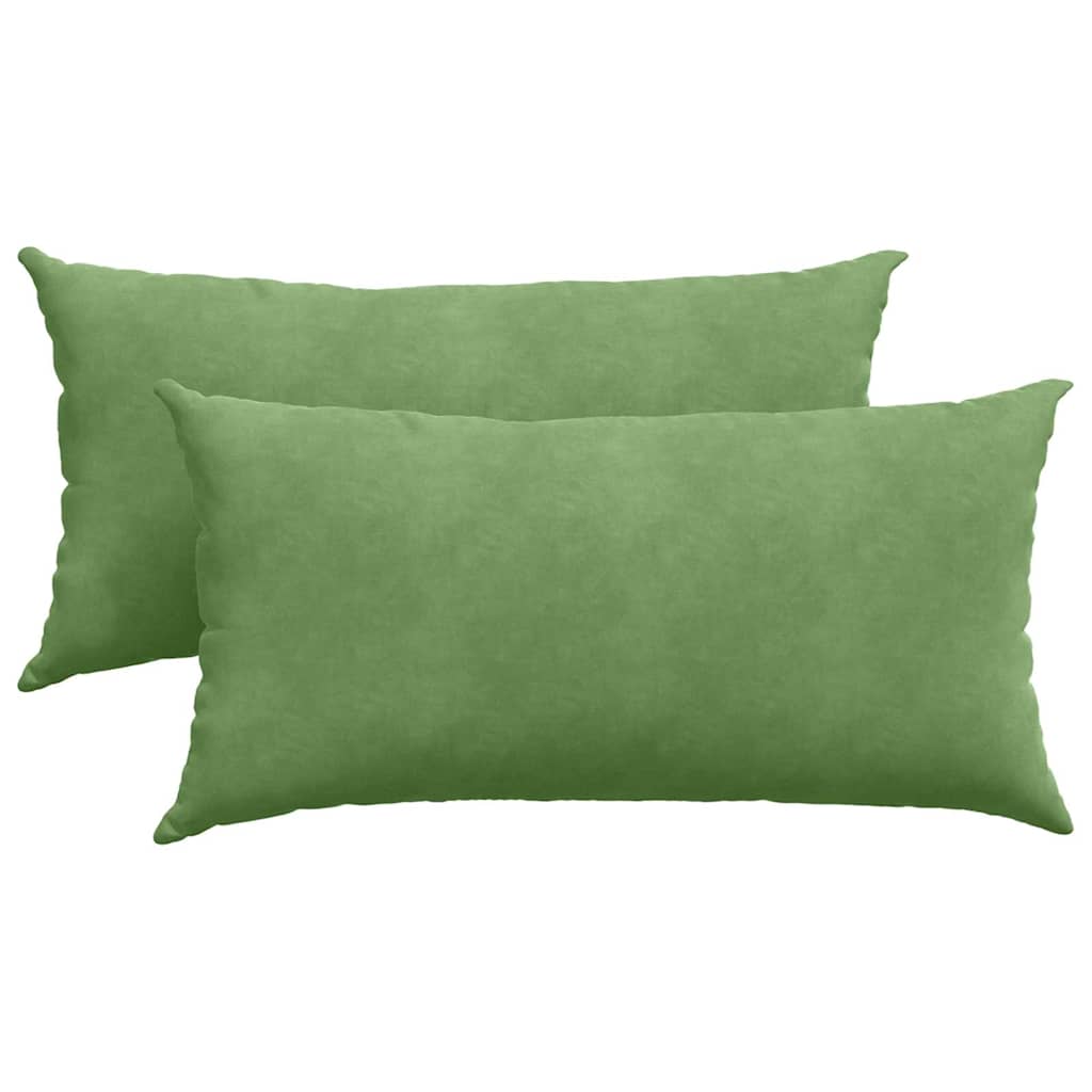 Sofakissen 2 Stück Weinrot 80 x 40 cm Cordstoff