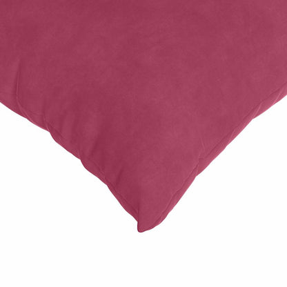 Sofakissen 2 Stück Weinrot 80 x 40 cm Cordstoff