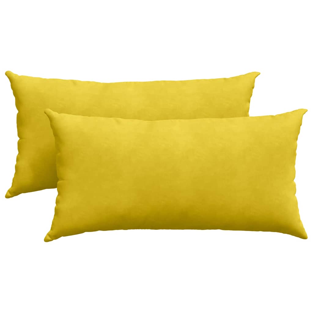 Sofakissen 2 Stück Weinrot 80 x 40 cm Cordstoff