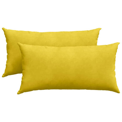 Sofakissen 2 Stück Weinrot 80 x 40 cm Cordstoff