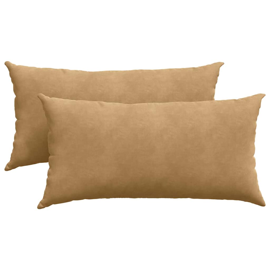 Sofakissen 2 Stück Weinrot 80 x 40 cm Cordstoff