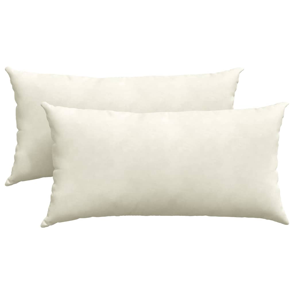 Sofakissen 2 Stück Weinrot 80 x 40 cm Cordstoff