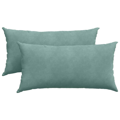 Sofakissen 2 Stück Weinrot 80 x 40 cm Cordstoff