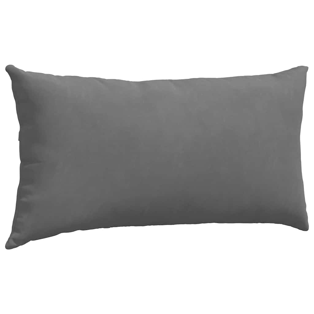 Sofakissen 2 Stück Beige 80 x 40 cm Stoff