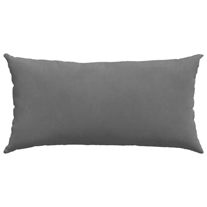 Sofakissen 2 Stück Beige 80 x 40 cm Stoff