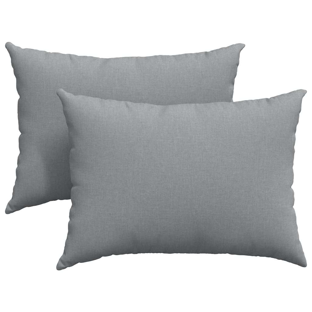 Sofakissen 2 pcs Hellgrün 70 x 50 cm Stoff