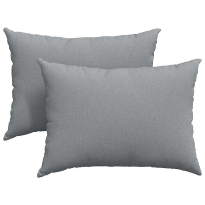 Sofakissen 2 pcs Hellgrün 70 x 50 cm Stoff