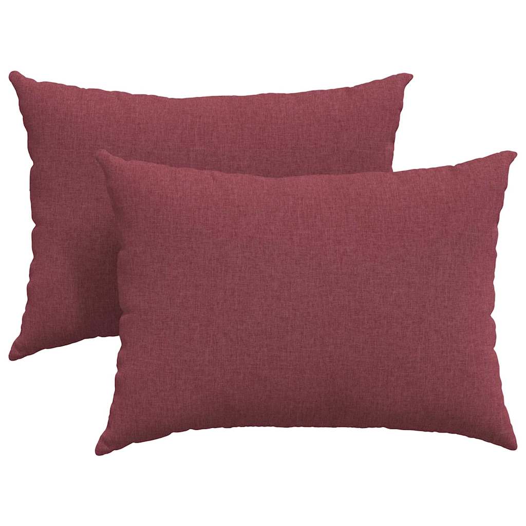 Sofakissen 2 pcs Hellgrün 70 x 50 cm Stoff