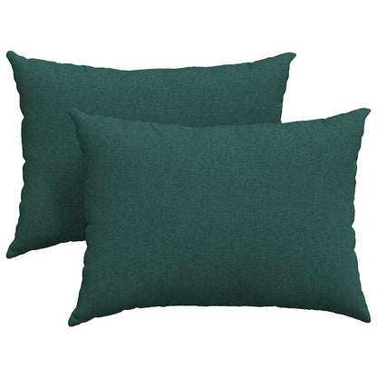 Sofakissen 2 pcs Hellgrün 70 x 50 cm Stoff