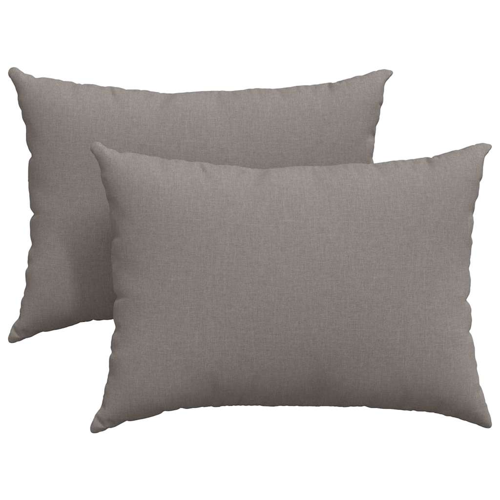 Sofakissen 2 pcs Hellgrün 70 x 50 cm Stoff