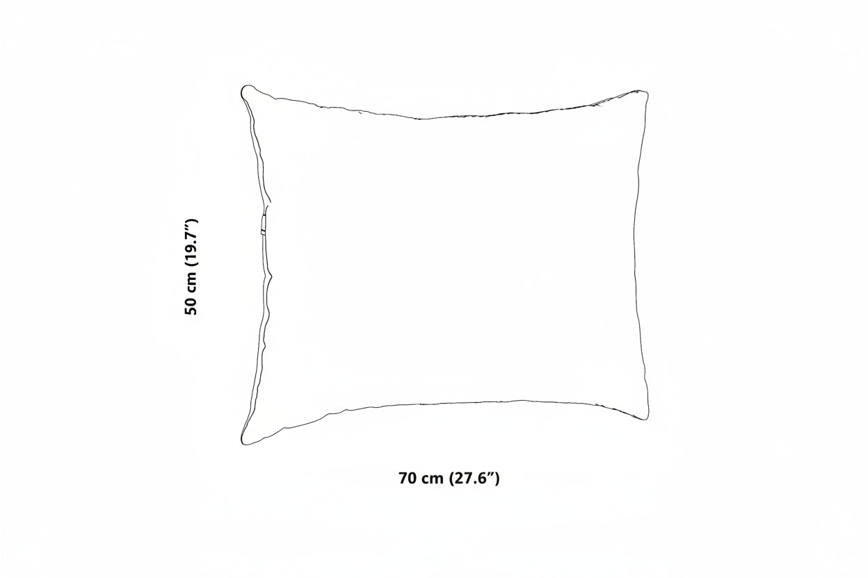 Sofakissen 2 pcs Hellgrün 70 x 50 cm Stoff