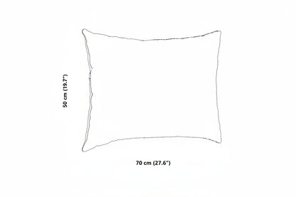 Sofakissen 2 pcs Hellgrün 70 x 50 cm Stoff